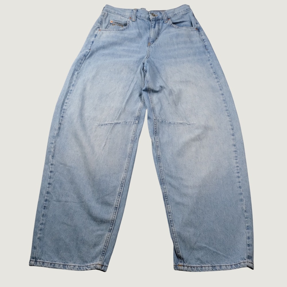 BDG Urban Outfitters Women Wide Leg Jeans 29W Light Wash Blue Cotton Streetwear